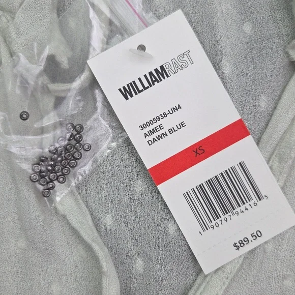 William Rast Ruffle Blouse - Picture 8 of 9